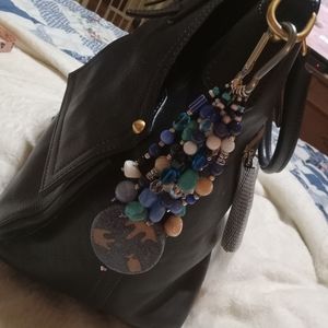 - Native American looking handmade purse charm, bag charm, keychain jewelry